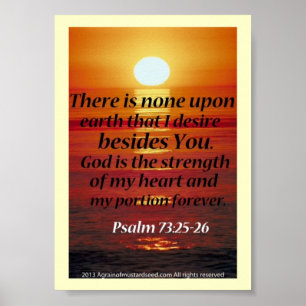 Bible Scripture Prayers Poster