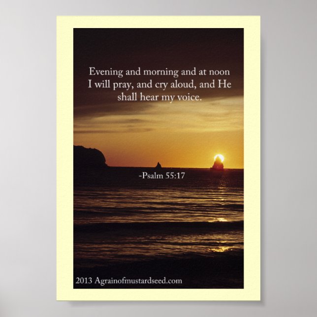 Bible Scripture Prayers Poster (Framsidan)