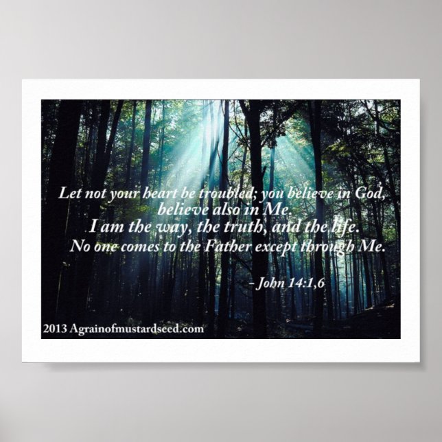 Bible Scripture Prayers Poster (Framsidan)