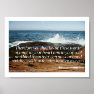Bible Scripture Prayers Poster