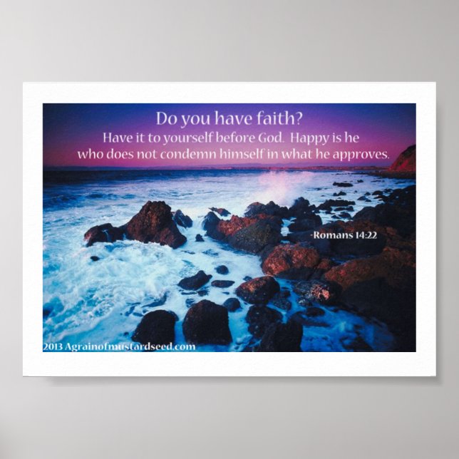 Bible Scripture Prayers Poster (Framsidan)