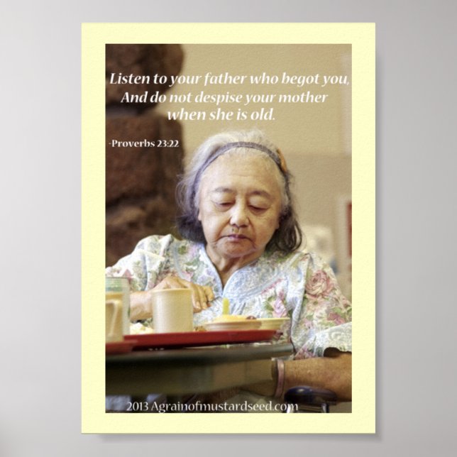 Bible Scripture Prayers Poster (Framsidan)