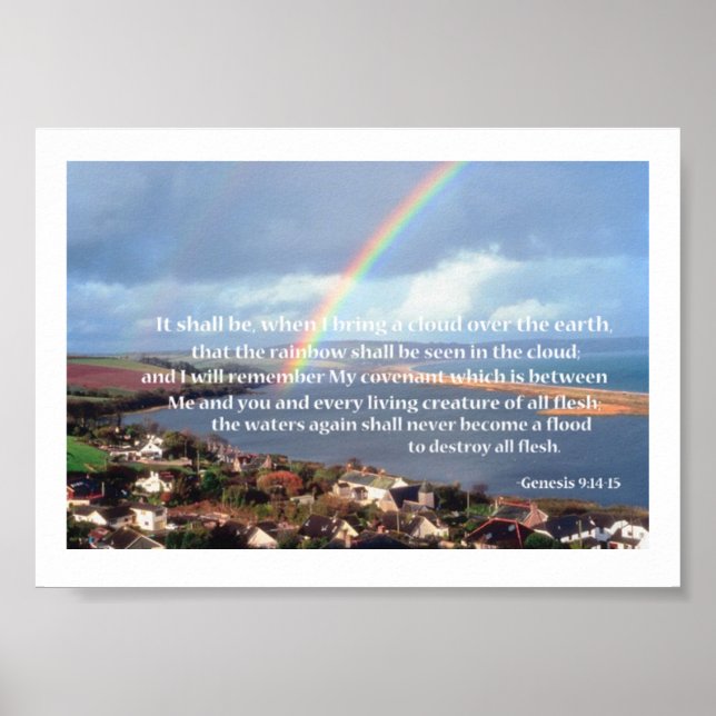 Bible Scripture Prayers Poster (Framsidan)