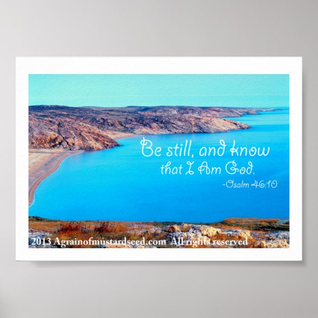 Bible Scripture Prayers Poster (Framsidan)