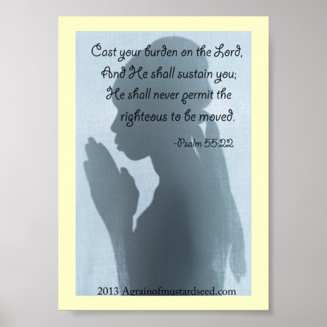 Bible Scripture Prayers Poster (Framsidan)