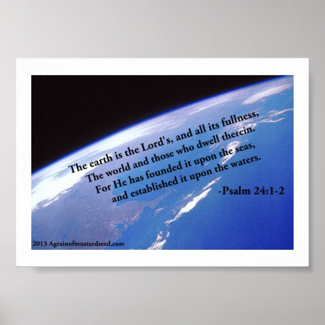 Bible Scripture Prayers Poster (Framsidan)