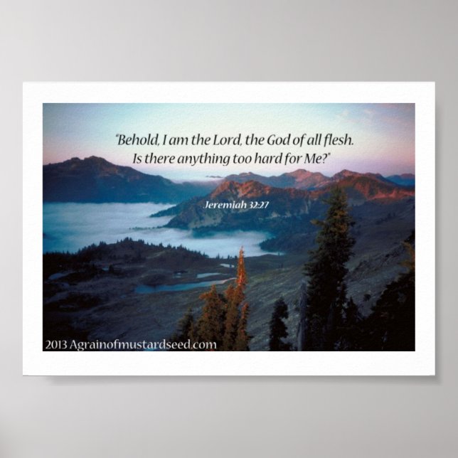 Bible Scripture Prayers Poster (Framsidan)