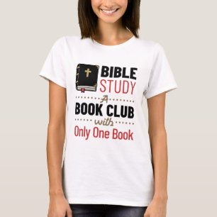 Bible Study Christian Religion Church One Bok T Shirt
