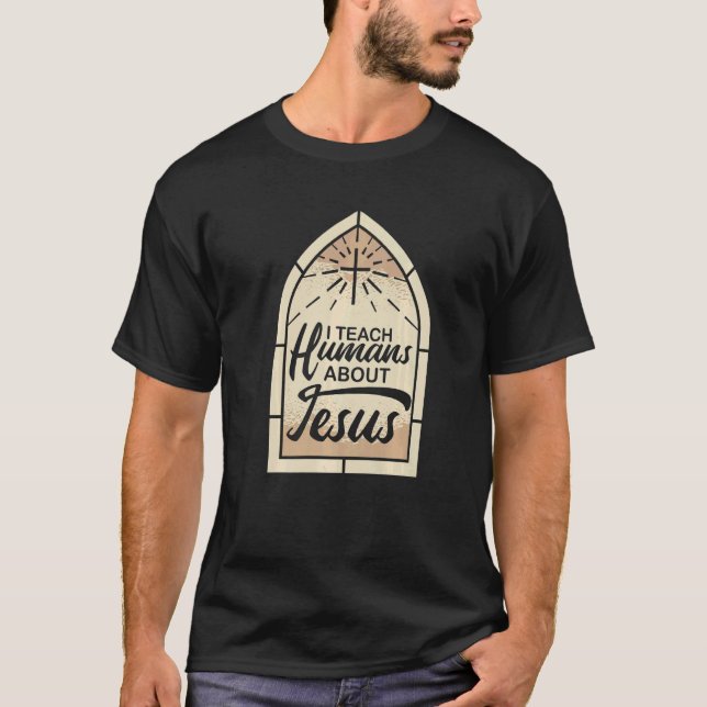 Bible Study Christianity  Theology Christian Teach T Shirt (Framsida)