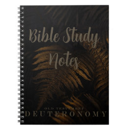 Bible Study-Deuteronomy Anteckningsbok
