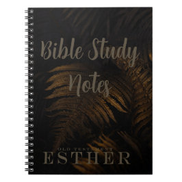 Bible Study-Esther Anteckningsbok