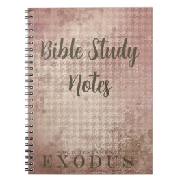 Bible Study-Exodus Anteckningsbok
