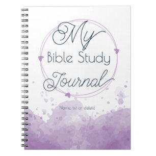 Bible Study Journal, hängivenhet Anteckningsbok