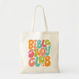 Bible Study Klubb Retro Tote Bag Tygkasse
