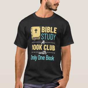 Bible Study One Bok Christian Religiösa Church T Shirt