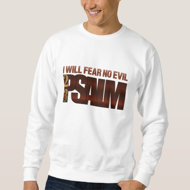 Bible Verse 23:e psalm Sweatshirt (Framsida)