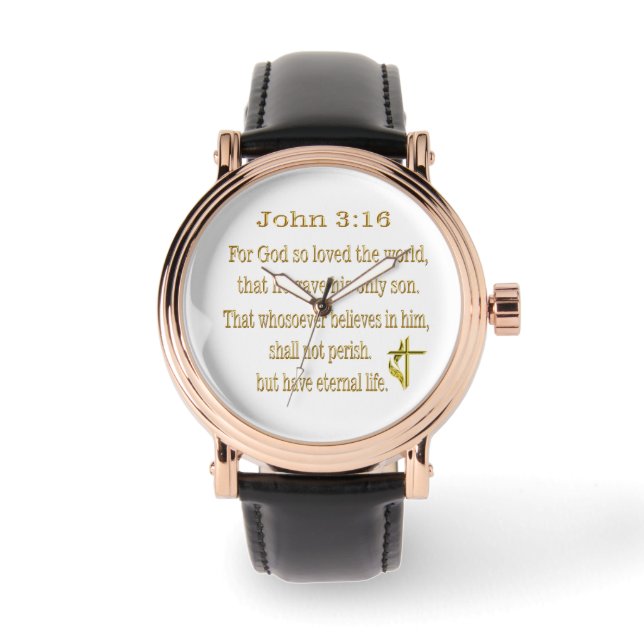 Bible Verse Armbandsur (Framsida)