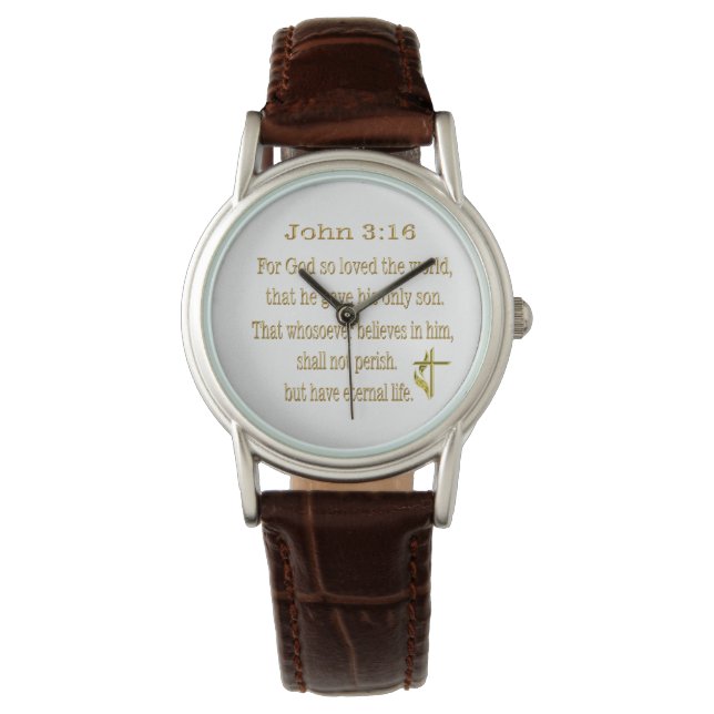 Bible Verse Armbandsur (Framsida)