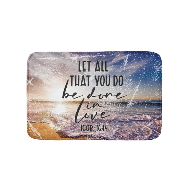 Bible Verse Bath Mat Badrumsmatta (Framsidan)