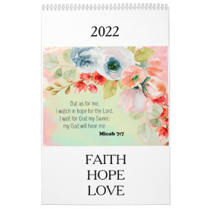 Bible Verse Blommigt Calendar Kalender