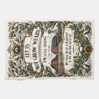 Bible Verse Christian Encouragement Tea Towel Kökshandduk