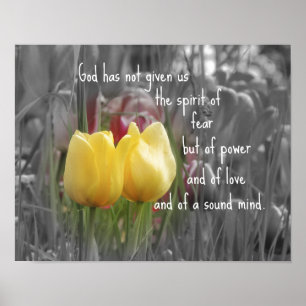 Bible Verse Christian Quote Poster
