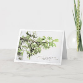 Bible Verse Christian Studenten Greeting Card Kort