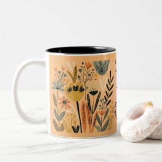 Bible Verse Coffee Mugg, Christian Bible Verse Mug Två-Tonad Mugg
