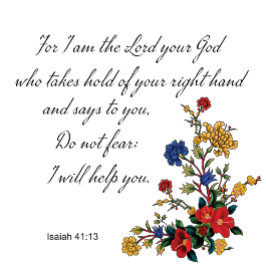 Bible Verse Coffee Mugg - Isaiah 41:13