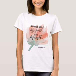 Bible verse Corinthians Blommigt scripture T-Shirt