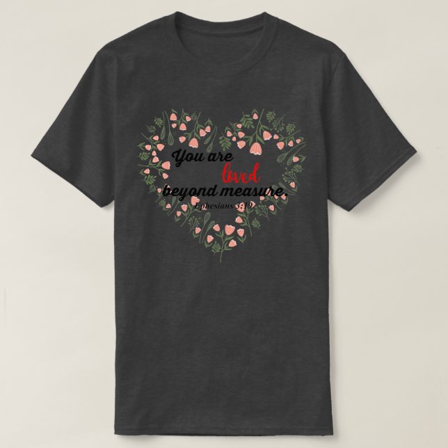 Bible verse Ephesian T Shirt (Design framsida)