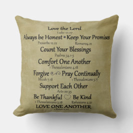 Bible Verse Family Regler Kudde