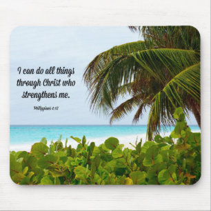 Bible Verse, Filippinerna 4:13, tropiska Musmatta