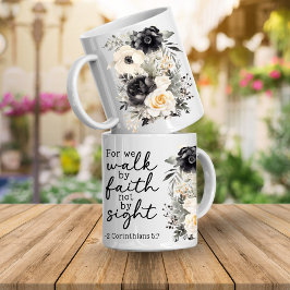 Bible Verse Floral Coffee Mug Kaffemugg