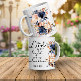 Bible Verse Floral Psalms Coffee Mug Kaffemugg