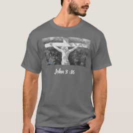 Bible Verse 'For God' Cross Personalize T Shirt