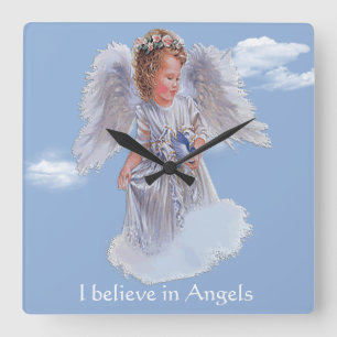 Bible Verse Fyrkantig Klocka