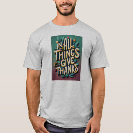 Bible Verse, Ge tack T Shirt