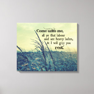 Bible Verse I ska ge dig Vilst Canvastryck