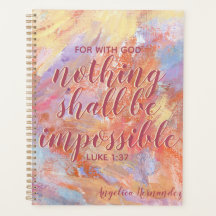 Bible Verse inspirational Faith Planner