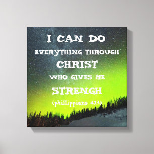 Bible Verse Inspirational Quote Scripture Canvastryck