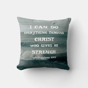 Bible Verse Inspirational Quote Scripture Kudde