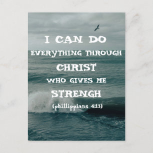 Bible Verse Inspirational Quote Scripture Vykort