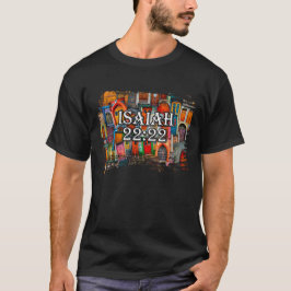 Bible Verse Isaiah 22:22 Doors Collage Religiösa T Shirt
