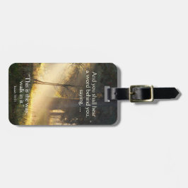 Bible Verse Isaiah 30 Så här går man in. Bagagebricka