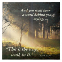 Bible Verse Isaiah 30 Så här går man in.