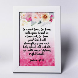 Bible Verse Isaiah-kort Bordsnummer