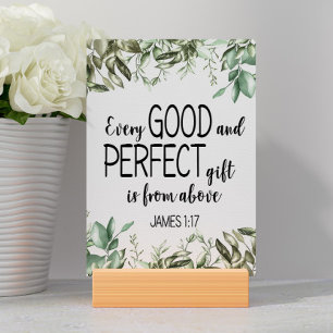 Bible Verse James Card Bordsnummer