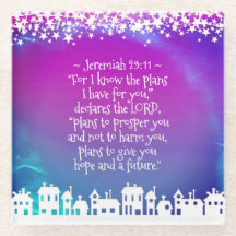 Bible Verse Jeremiah 29:11 Stars and Houses