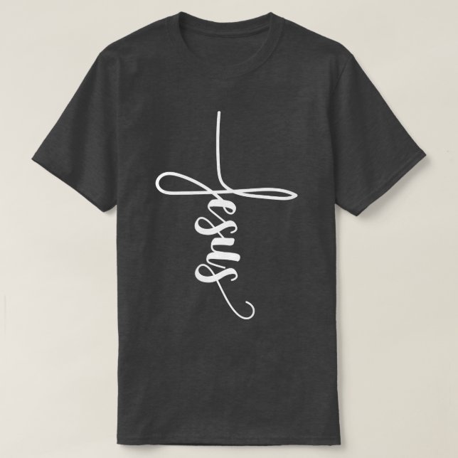 Bible Verse Jesus God Premium T-Shirt (Design framsida)
